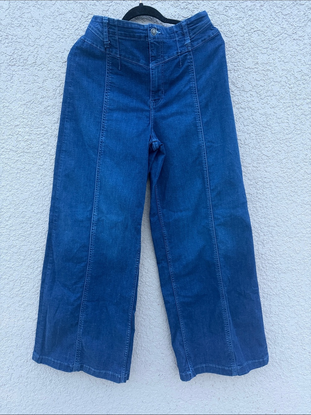 We The Free Deep Indigo Wide-Leg High-Rise Jeans - Picture 2 of 14